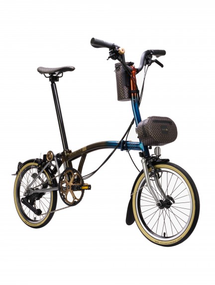 BROMPTON C Line 50th Anniversary 12-Speed sulankstomas dviratis su vidutinio aukščio vairu